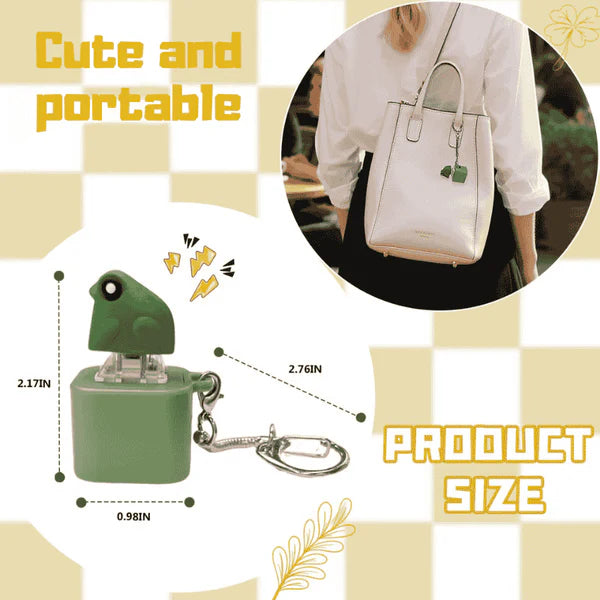 Rechargeable Frog Croaking Keychain